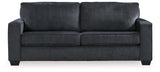 Altari Slate Queen Sofa Sleeper, Loveseat, Chair and Oversized Ottoman - Ornate Home
