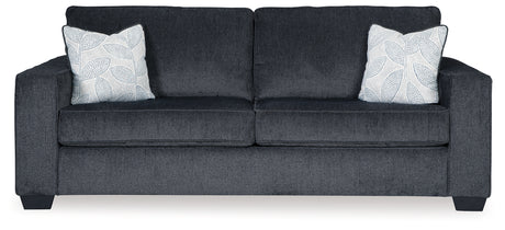 Altari Slate Queen Sofa Sleeper, Loveseat, Chair and Oversized Ottoman - Ornate Home