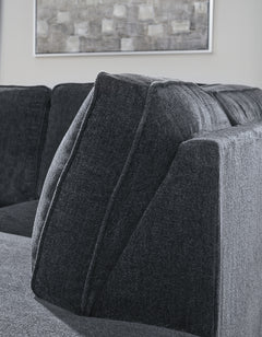 Altari Slate Queen Sofa Sleeper, Loveseat, Chair and Oversized Ottoman - Ornate Home