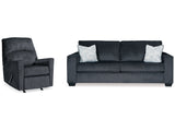 Altari Slate Queen Sofa Sleeper and Recliner (Online Special Price) - Ornate Home
