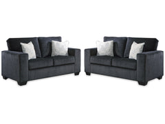 Altari Slate Set of 2 Loveseats (Set of 2) - Ornate Home