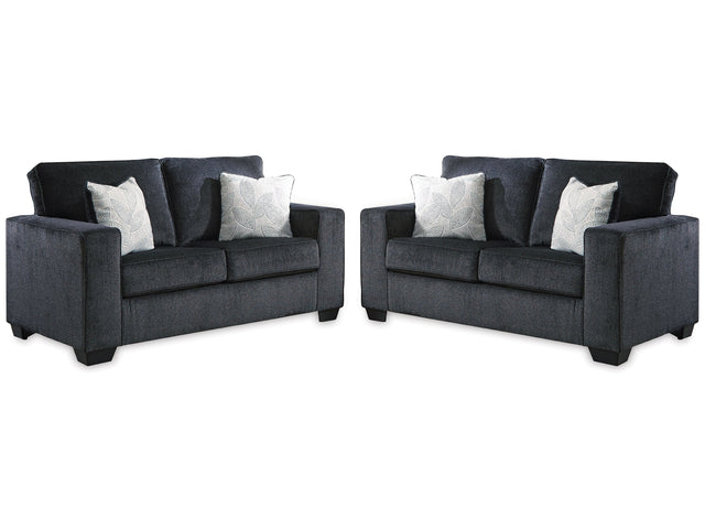 Altari Slate Set of 2 Loveseats (Set of 2) - Ornate Home