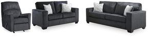 Altari Slate Sofa, Loveseat and Recliner - Ornate Home