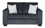 Altari Slate Stationary Sofa & Loveseat / 2pc (Online Special Price) - Ornate Home
