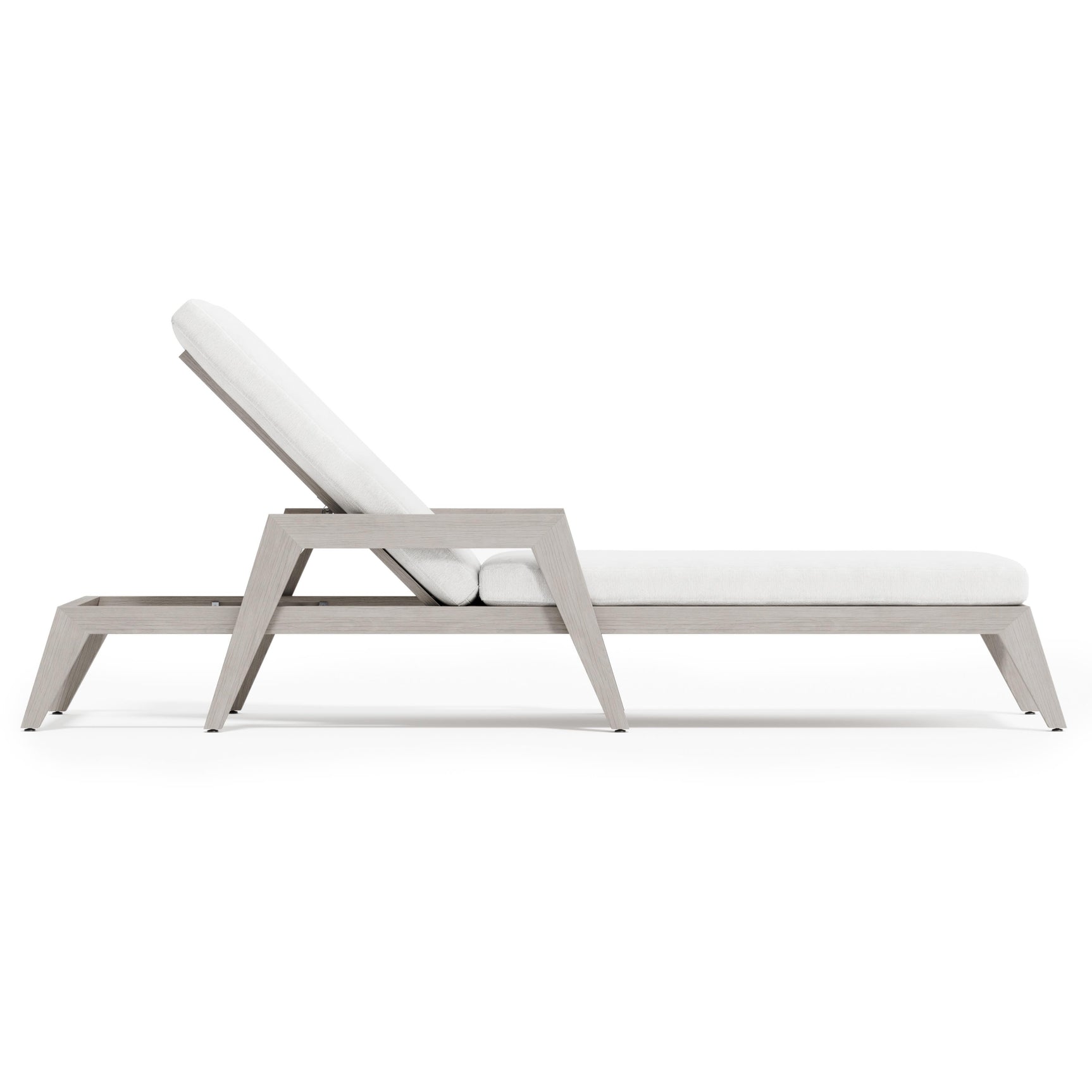 Altea Sun Washed/White/Cream Outdoor Chaise - Ornate Home