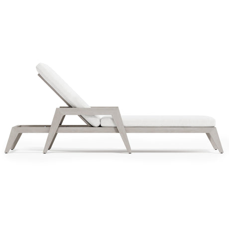 Altea Sun Washed/White/Cream Outdoor Chaise - Ornate Home