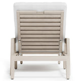 Altea Sun Washed/White/Cream Outdoor Chaise - Ornate Home