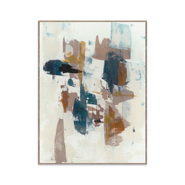 Alternative I Blue Painting Art 36x48 by Buddy Whitlock - Ornate Home