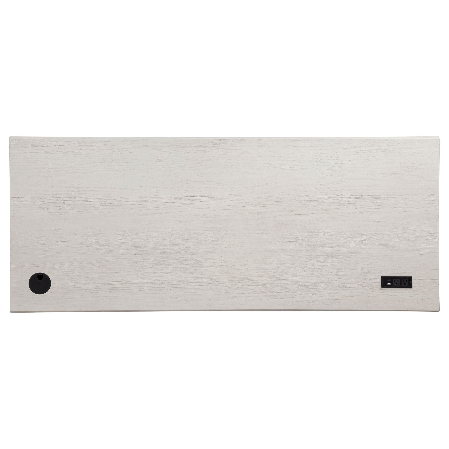 Altidore Distressed White 68-inch 7-drawer Executive Home Office Desk - Ornate Home