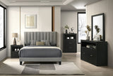 Altimari Black E.King Bed - Ornate Home