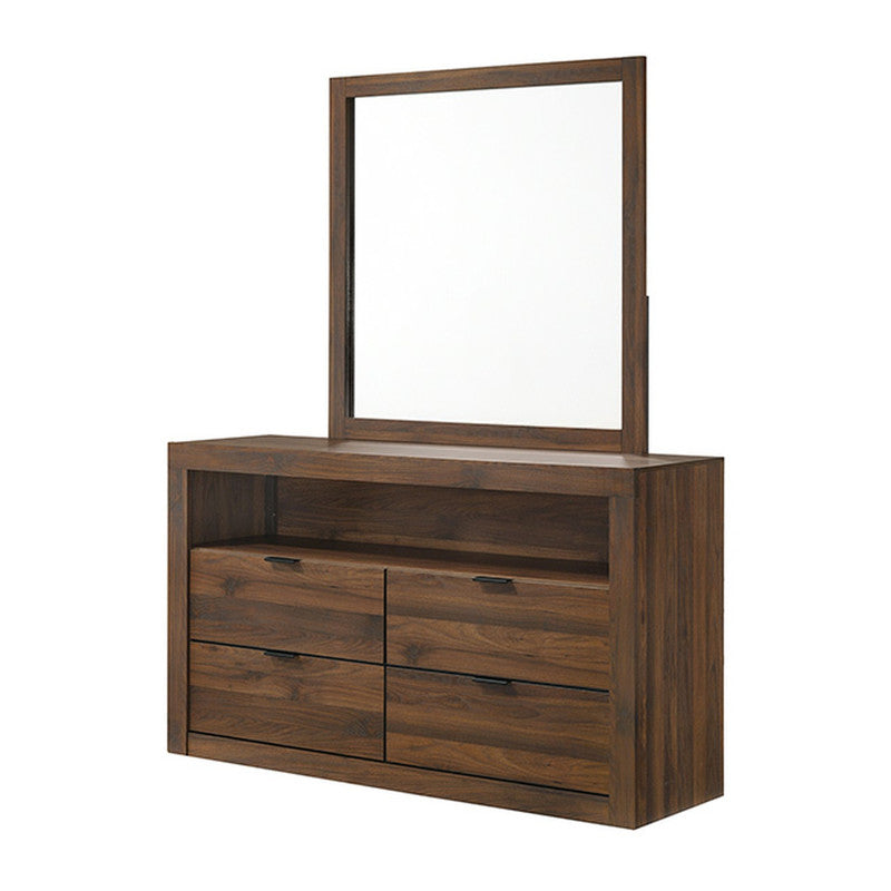 Altimari Walnut 4 Pc Queen Bedroom Set - Ornate Home