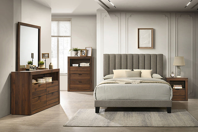 Altimari Walnut Queen Bed - Ornate Home