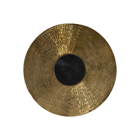 Alto Black Nickel/Antique Brass Accent Table - Ornate Home