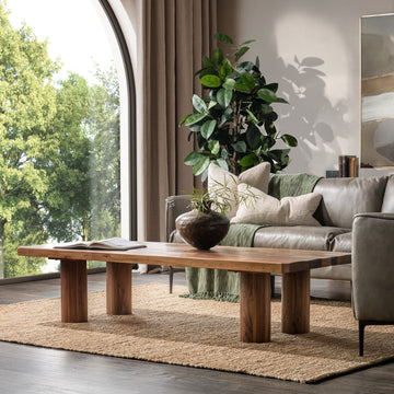 Alto Rustic Brown Coffee Table - Ornate Home