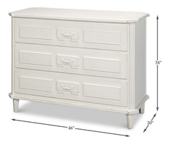 Altus White Commode - Ornate Home