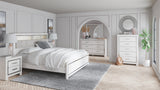 Altyra King Bookcase Headboard, Dresser and Mirror - Ornate Home