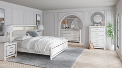Altyra King Bookcase Headboard, Dresser and Mirror - Ornate Home