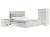 Altyra King Panel Bed, Chest and 2 Nightstands (Online Special Price) - Ornate Home