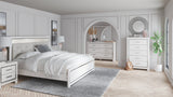 Altyra King Panel Bedroom Set with Dresser and Mirror - Ornate Home