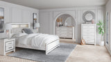 Altyra Queen Bookcase Headboard, Dresser and Mirror (Online Special Price) - Ornate Home