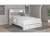 Altyra Queen Upholstered Bookcase Bed w/ Storage (Online Special Price) - Ornate Home