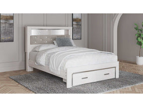 Altyra Queen Upholstered Bookcase Bed w/ Storage (Online Special Price) - Ornate Home