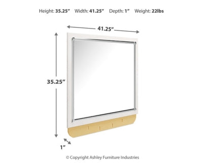 Altyra White Bedroom Mirror (Online Special Price) - Ornate Home