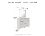 Altyra White Dresser and Mirror (Online Special Price) - Ornate Home