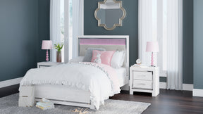 Altyra White Full Panel Bed (Online Special Price) - Ornate Home