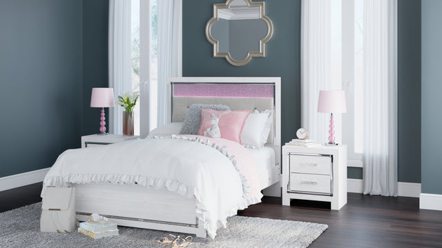 Altyra White Full Panel Bed (Online Special Price) - Ornate Home