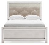 Altyra White Full Panel Bedroom Set with Dresser, Mirror and Chest - Ornate Home