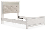 Altyra White Full Panel Bedroom Set with Dresser, Mirror and Chest - Ornate Home