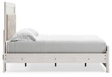 Altyra White Full Upholstered Panel Bed, Dresser, Mirror, Chest and Nightstand (Online Special Price) - Ornate Home