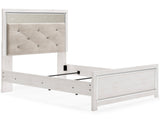 Altyra White Full Upholstered Panel Headboard (Online Special Price) - Ornate Home