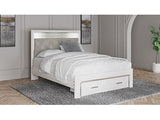 Altyra White Full Upholstered Panel Headboard - Ornate Home