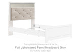 Altyra White Full Upholstered Panel Headboard - Ornate Home