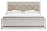 Altyra White King Panel Bed (Online Special Price) - Ornate Home