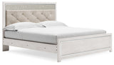 Altyra White King Panel Bed (Online Special Price) - Ornate Home