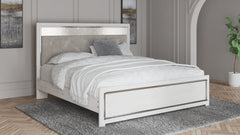 Altyra White King Panel Bed - Ornate Home