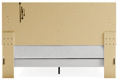 Altyra White King Panel Bed - Ornate Home