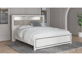 Altyra White King Panel Bookcase Bed (Online Special Price) - Ornate Home