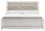 Altyra White King Panel Bookcase Bed (Online Special Price) - Ornate Home