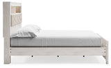 Altyra White King Panel Bookcase Bed (Online Special Price) - Ornate Home