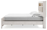 Altyra White King Panel Bookcase Bed (Online Special Price) - Ornate Home