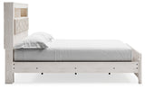 Altyra White King Panel Bookcase Bed (Online Special Price) - Ornate Home