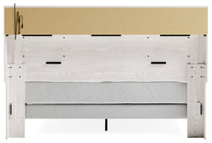 Altyra White King Panel Bookcase Bed - Ornate Home