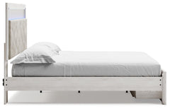 Altyra White King Platform Storage Bed, Dresser, Mirror, Chest and 2 Nightstands - Ornate Home