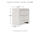 Altyra White King Storage Bedroom Set with Chest and 2 Nightstands (Online Special Price) - Ornate Home