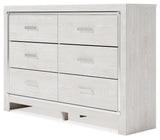 Altyra White King Storage Bedroom Set with Dresser and Nightstand (Online Special Price) - Ornate Home