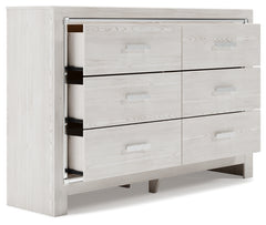 Altyra White King Storage Bedroom Set with Dresser and Nightstand - Ornate Home